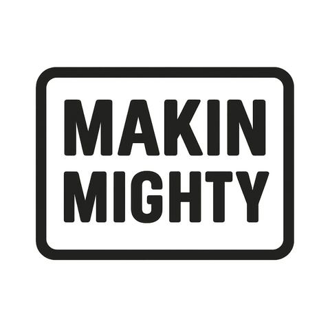 Makin Mighty Logo Black